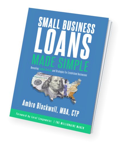 Small Business Loans Made Simple Blue